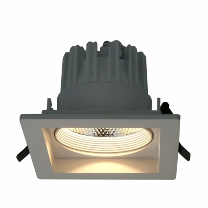 Встраиваемый светодиодный светильник Arte Lamp Privato A7007PL-1WH в современном стиле, цвет белый