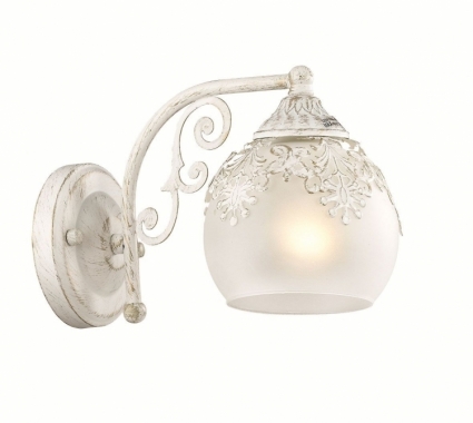 Бра Lumion Tinetta 3256/1W в стиле прованс, цвет белый, мощность 60 Вт