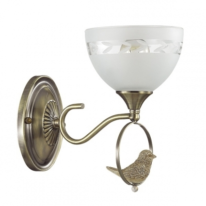 Бра Lumion Horas 3403/1W в стиле кантри, цвет белый