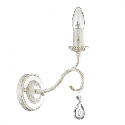 Бра Lumion Otesso 3409/1W в стиле прованс, цвет белый