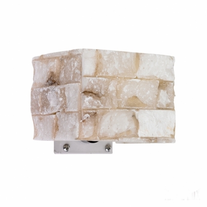 Настенный светильник Ideal Lux Carrara AP1 в современном стиле, цвет бежевый