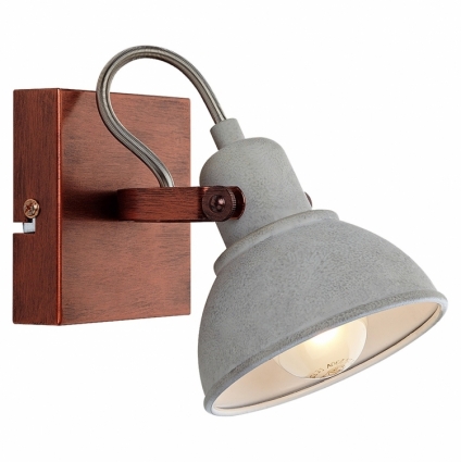 Спот Lussole Loft Diana LSP-9828 в стиле лофт, цвет серый, мощность 60 Вт