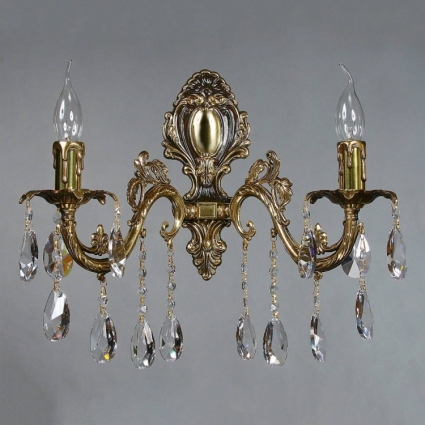 Бра Ambiente Granada 2118/2 PB Tear drop в классическом стиле, цвет бронза