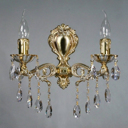 Бра Ambiente Leon 2128/2 WP Tear Drop в классическом стиле, цвет бронза