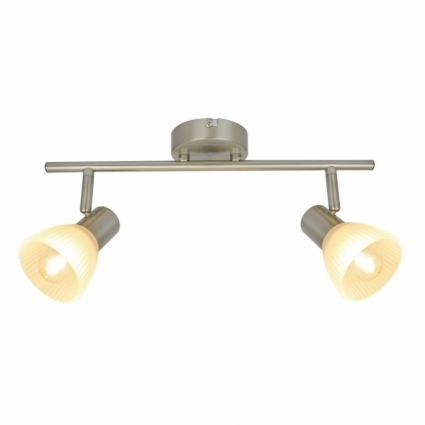 Спот Arte Lamp Parry A5062AP-2SS в современном стиле, цвет белый, мощность 80 Вт