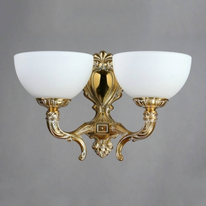 Бра Ambiente Toledo 02155/2 WP в классическом стиле, цвет белый, мощность 8 Вт