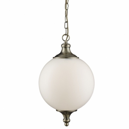 Подвесной светильник Arte Lamp Guimet A3051SP-1AB в стиле ретро, цвет белый