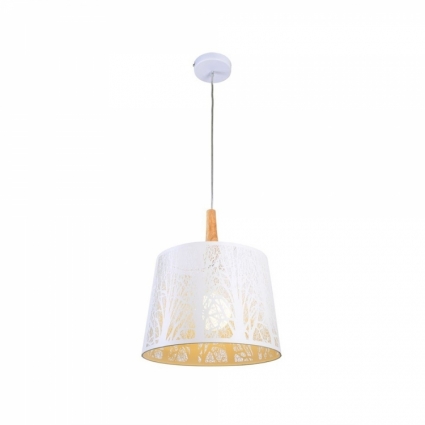 Подвесной светильник Maytoni Lantern F029-01-W в стиле прованс, цвет белый
