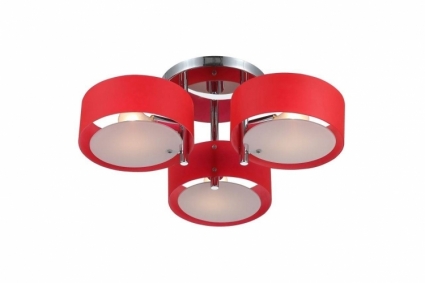 Потолочная люстра ST Luce Foresta SL483.602.03 в стиле ретро, цвет красный