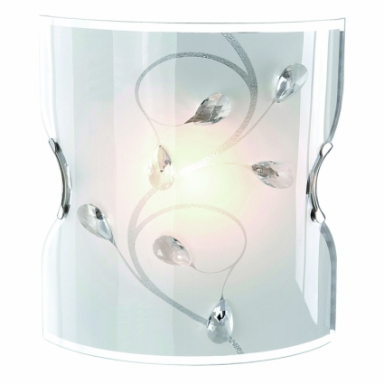 Настенный светильник Arte Lamp A4044AP-1CC в стиле прованс, цвет белый