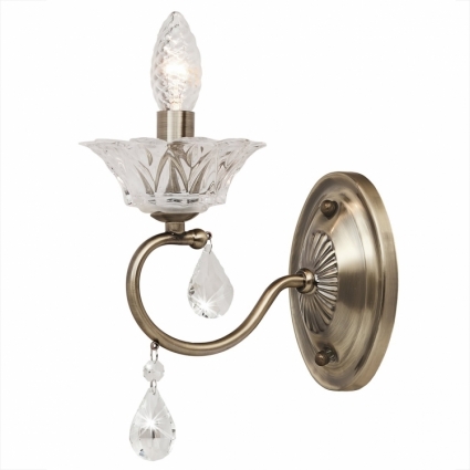 Бра Silver Light Bernardet 518.43.1 в классическом стиле, цвет бронза, мощность 60 Вт