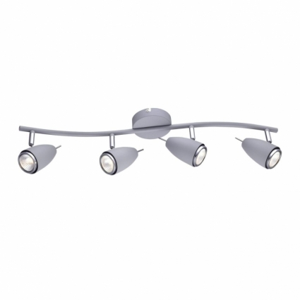 Спот Arte Lamp Regista A1966PL-4GY в современном стиле, цвет серый, мощность 200 Вт
