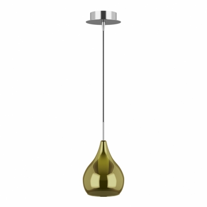 Подвесной светильник Lightstar Pentola 803038 в современном стиле, цвет зеленый