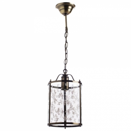 Подвесной светильник Arte Lamp Bruno A8286SP-1AB в стиле ретро, цвет бронза