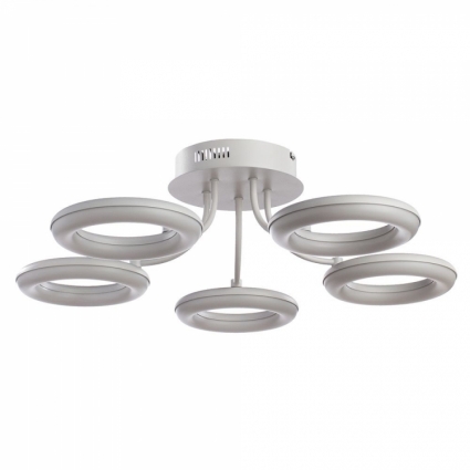 Потолочная светодиодная люстра Arte Lamp 40 A9358PL-5WH в стиле Хай-тек, цвет белый