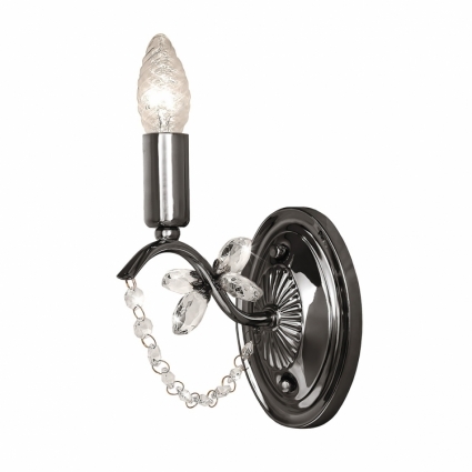 Бра Silver Light Antoinette 726.49.1 в классическом стиле, цвет хром, мощность 60 Вт