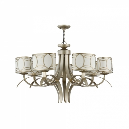 Подвесная люстра Maytoni Fibi H310-07-G в стиле арт-деко, цвет золотой, мощность 280 Вт