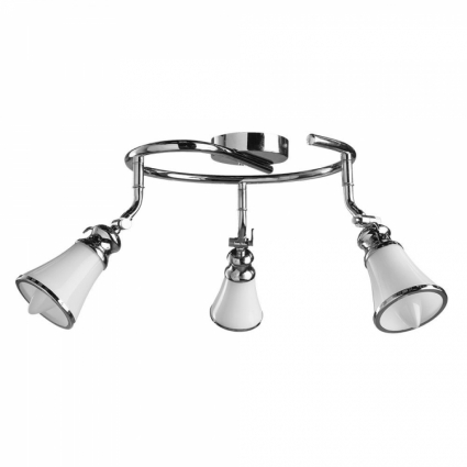 Спот Arte Lamp 81 A9231PL-3CC в стиле ретро, цвет белый, мощность 120 Вт