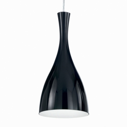 Подвесной светильник Ideal Lux Olimpia SP1 Nero в современном стиле, цвет черный