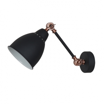 Спот Odeon Light Cruz 3373/1W в стиле лофт, цвет черный, мощность 40 Вт