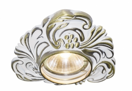 Встраиваемый светильник Arte Lamp Occhio A5285PL-1WG в классическом стиле, цвет белый
