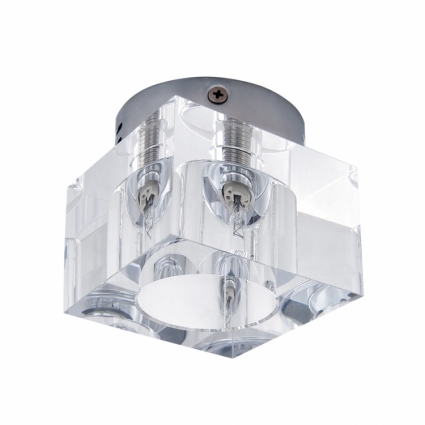 Встраиваемый светильник Lightstar Cubo 160204 в современном стиле, цвет хром
