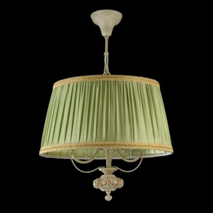 Подвесная люстра Maytoni Olivia ARM325-33-W в стиле прованс, цвет зеленый
