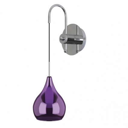 Бра Lightstar Pentola 803539 в современном стиле, цвет фиолетовый, мощность 25 Вт