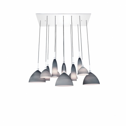 Подвесная люстра Lightstar Simple Light 810 810221 в современном стиле, цвет серый