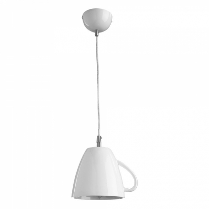 Подвесной светильник Arte Lamp Cafeteria A6605SP-1WH в стиле ретро, цвет белый