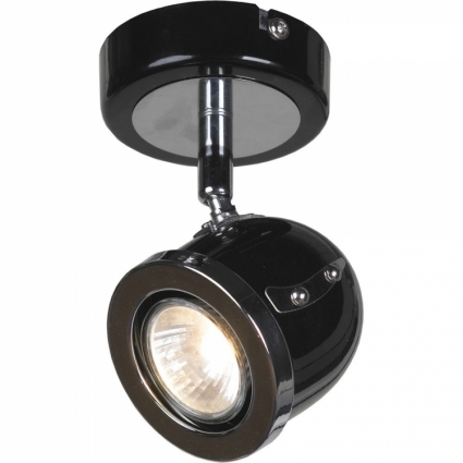Спот Lussole Tivoli LSN-3121-01 в стиле Хай-тек, цвет черный, мощность 50 Вт