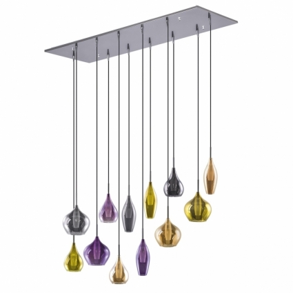 Подвесная люстра Lightstar Pentola 803125 в современном стиле, цвет хром