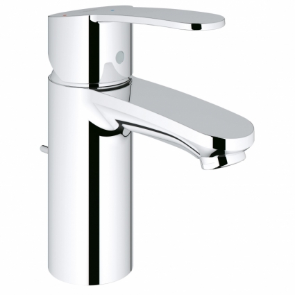 Смеситель для раковины Grohe Eurostyle Cosmopolitan с донным клапаном и энергосберегающим картриджем, однорычажный, хром
