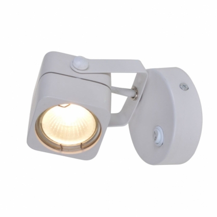 Спот Arte Lamp Lente A1314AP-1WH в современном стиле, цвет белый, мощность 50 Вт