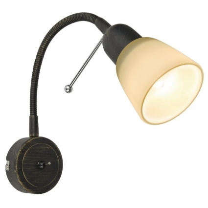 Спот Arte Lamp Lettura A7009AP-1BR в современном стиле, цвет белый, мощность 40 Вт