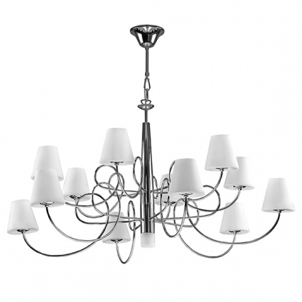 Подвесная люстра Lightstar Vortico 814334 в стиле модерн, цвет белый