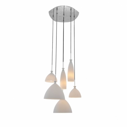Подвесная люстра Lightstar Simple Light 810 810160 в современном стиле, цвет белый