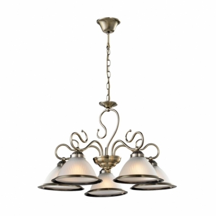 Подвесная люстра Arte Lamp Costanza A6276LM-5AB в стиле кантри, цвет белый