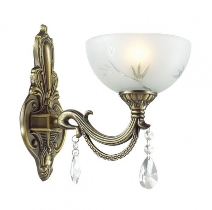 Бра Lumion Nora 2958/1W в классическом стиле, цвет белый, мощность 60 Вт