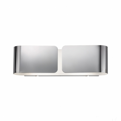 Настенный светильник Ideal Lux Clip AP2 Small Cromo в стиле Хай-тек, цвет хром