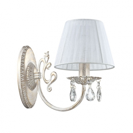 Бра Odeon Light Magali 3229/1W в стиле прованс, цвет белый, мощность 40 Вт