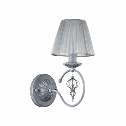 Бра Maytoni Monsoon ARM154-01-S в стиле прованс, цвет серый, мощность 60 Вт