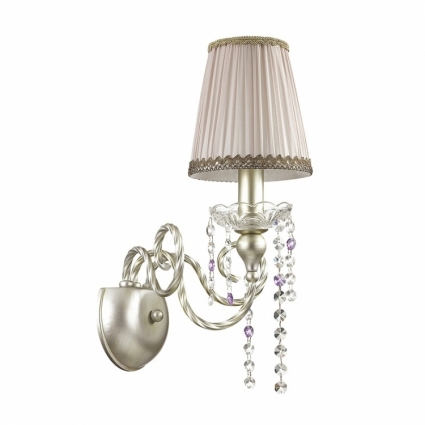 Бра Odeon Light Aurelia 3390/1W в классическом стиле, цвет бежевый, мощность 40 Вт