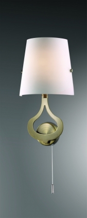 Бра Odeon Light Tiara 2186/1W в современном стиле, цвет белый, мощность 40 Вт