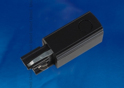 Ввод питания для шинопровода левый (09739) Uniel UBX-A02 Black цвет черный