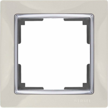Werkel Рамка Snabb на 1 пост слоновая кость WL03-Frame-01-ivory 4690389046308 в современном стиле, цвет бежевый
