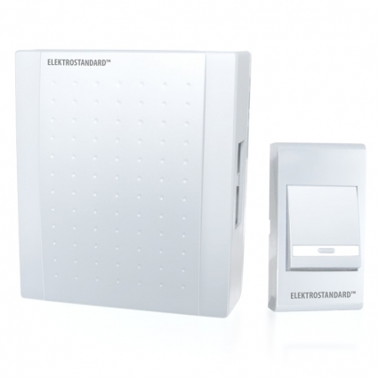 Звонок электромеханический Elektrostandard DBQ15 WM 1M IP44 белый 4690389062032 в современном стиле, цвет белый