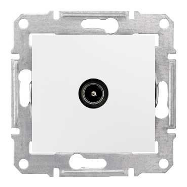 Розетка TV оконечная Schneider Electric Sedna 1dB SDN3201621 в современном стиле, цвет белый