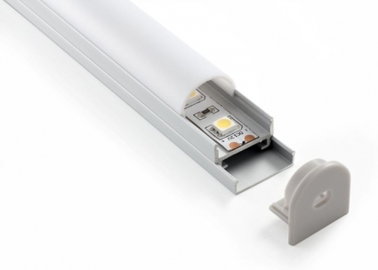 Потолочный алюминиевый профиль Elektrostandard для LED ленты oval LL-2-ALP005 4690389104428 в современном стиле, цвет белый