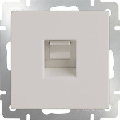 Werkel Розетка Ethernet RJ-45 слоновая кость WL03-RJ-45-ivory 4690389046261 цвет бежевый
